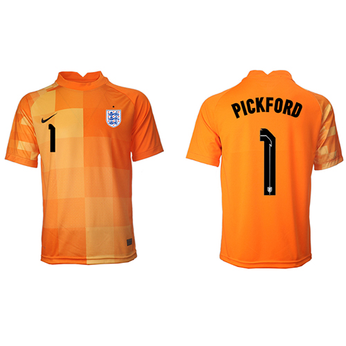 Billige England Jordan Pickford #1 Keeper Bortetrøye VM 2022 Kortermet